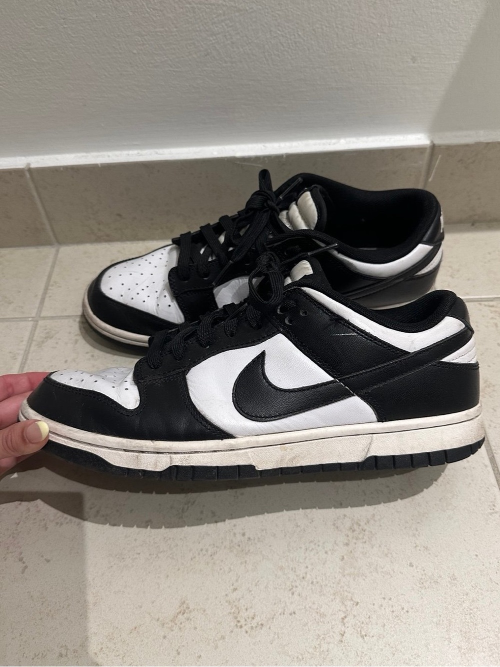Nike Men’s Dunk Low Retro Pandas Size 8.5